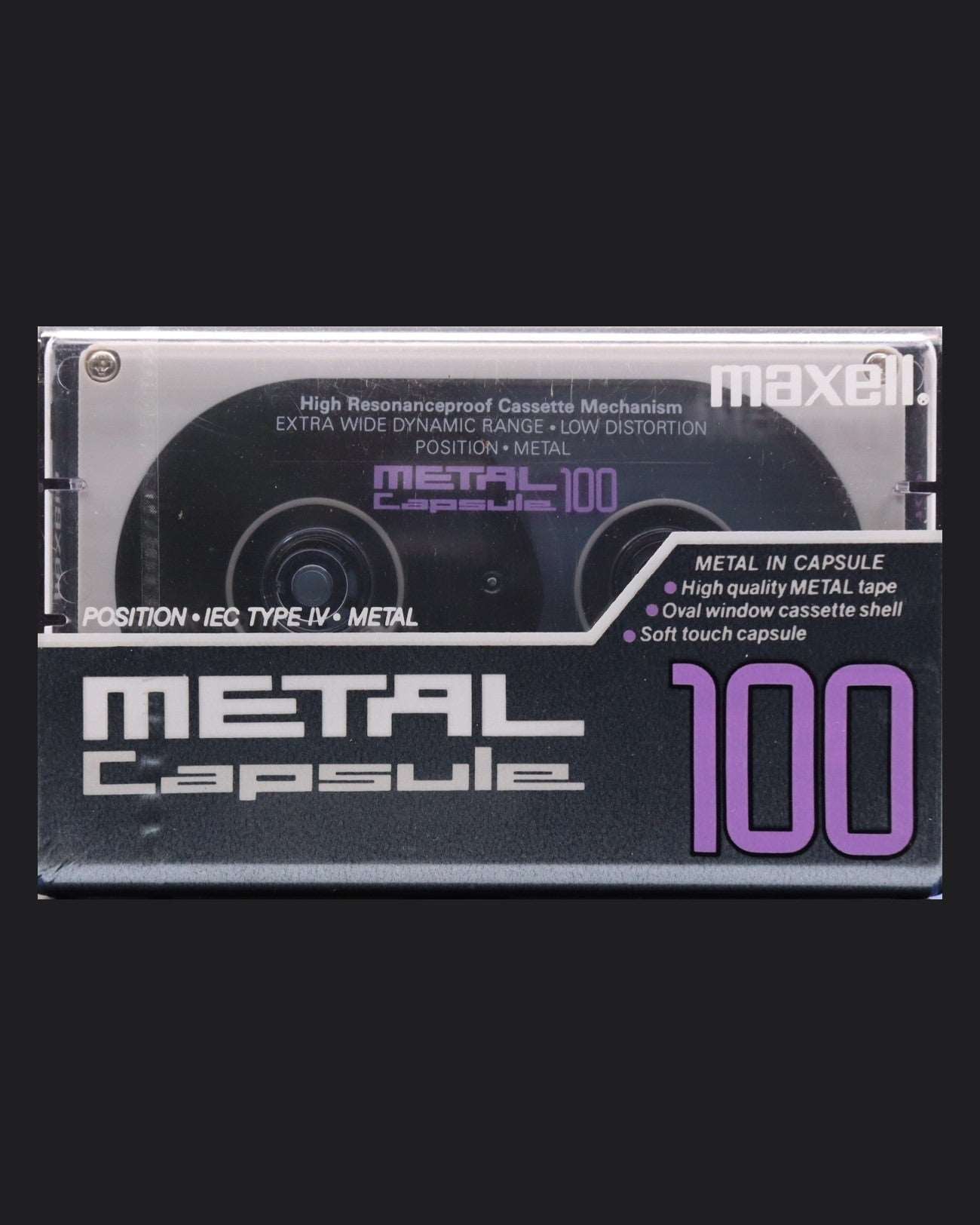 Image of Maxell Metal Capsule (1990-1991 JP) - 100 Minutes