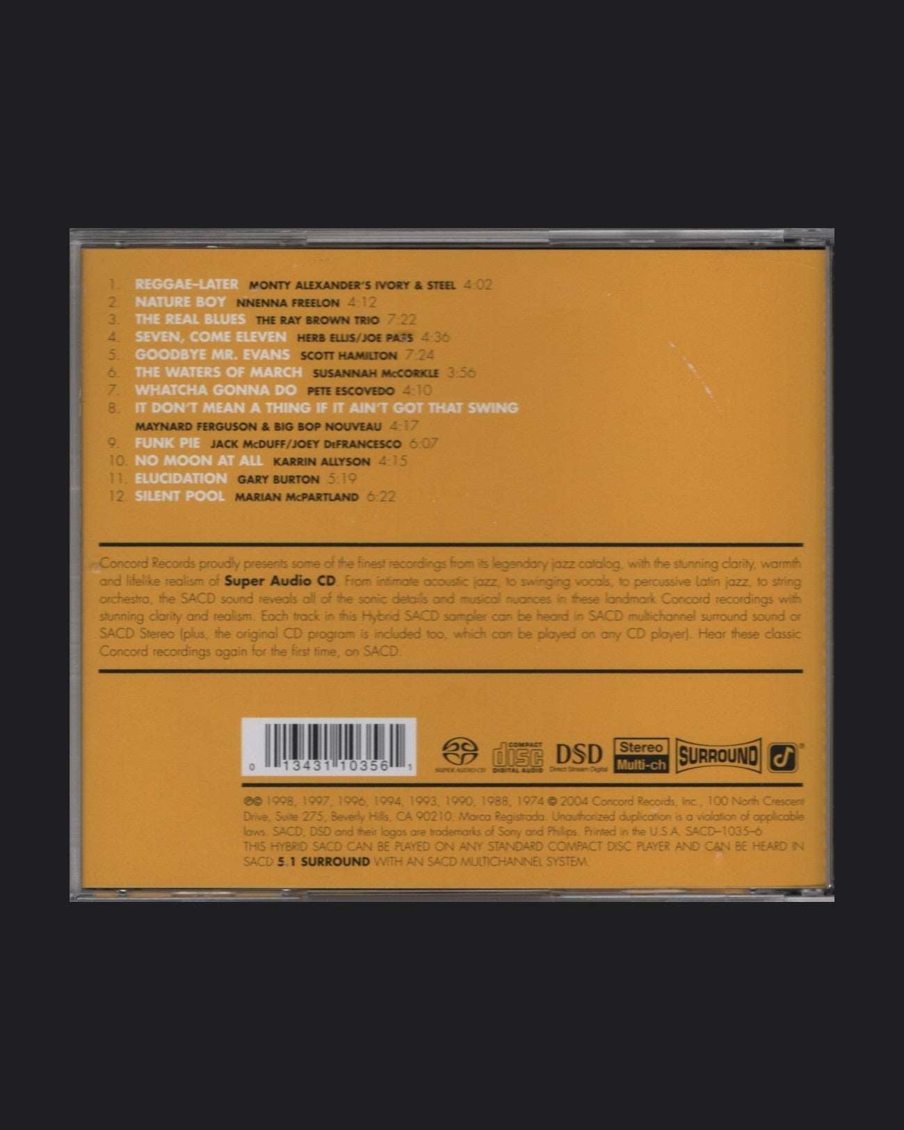 Concord Jazz - SACD Sampler Volume 2