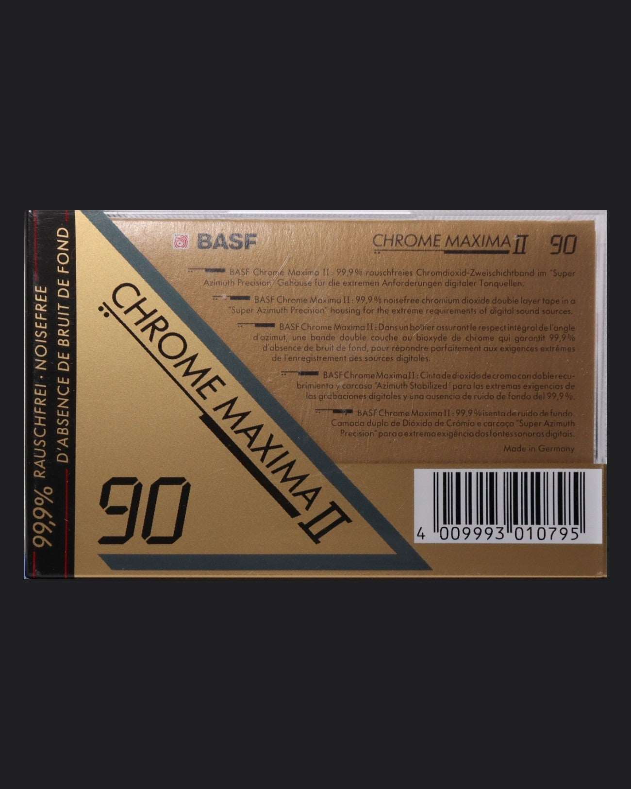 Image of BASF Chrome Maxima II (1991-1993) Cassette Tape - 60 Minutes