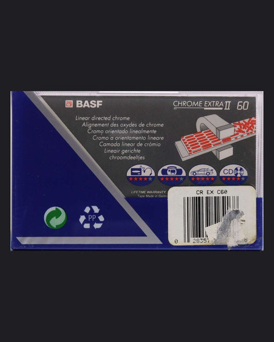 Image of BASF Chrome Extra II (1991-1993) Cassette Tape - 90 Minutes
