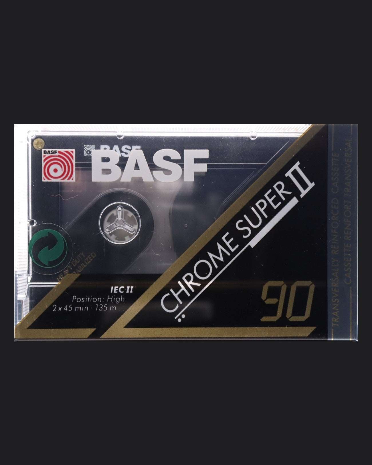 Image of BASF Chrome Super II (1991-1993) Cassette Tape - 90 Minutes