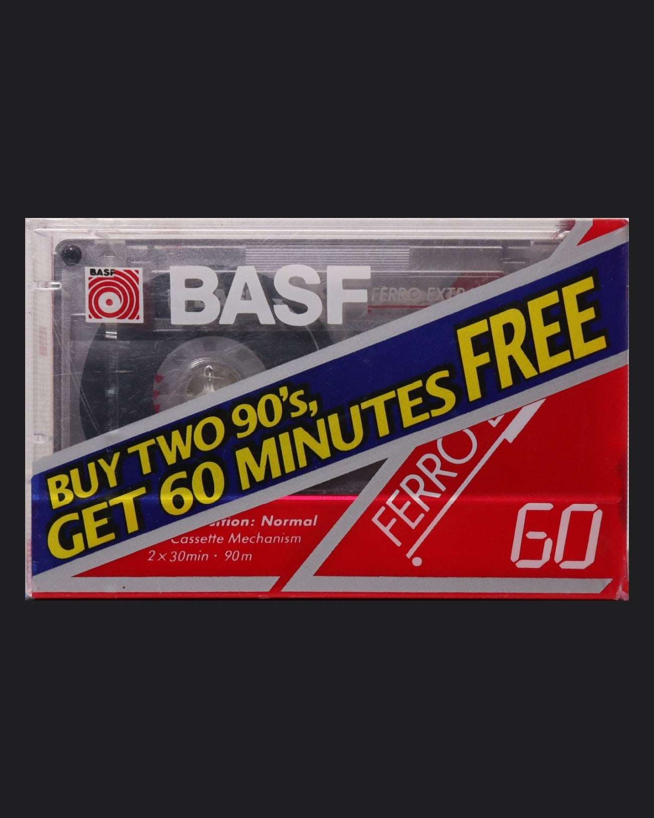 Image of BASF Ferro Extra I (1991-1993) Cassette Tape - 90 Minutes