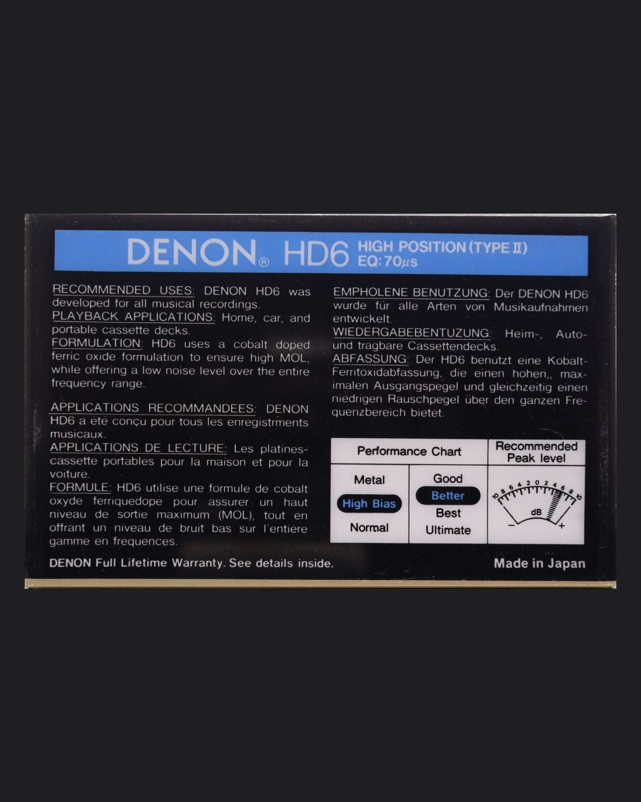 Denon HD6 (1988-1990 EU)