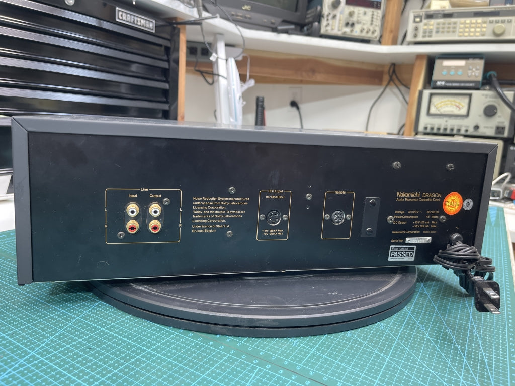 Nakamichi Dragon S/N 5736 Restored to perfection by Perry Esposito