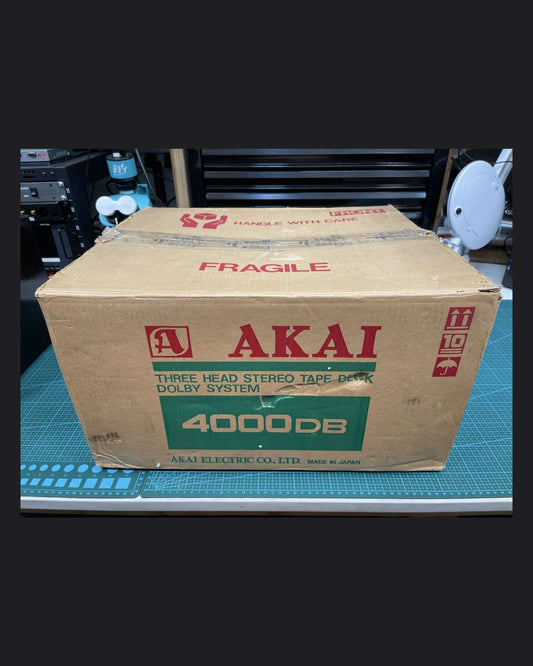 AKAI 4000DB Reel to Reel Recorder NOS IOB and Fully Serviced by Curt Palme!