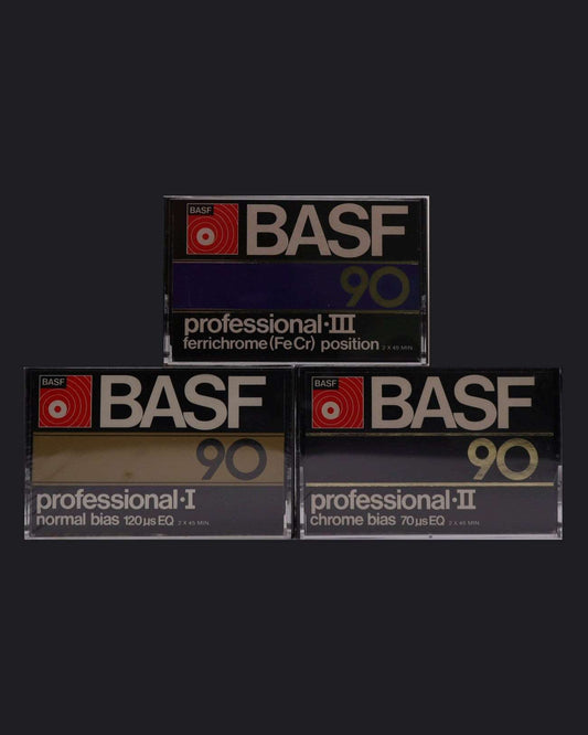 Image of BASF Professional I-II-III Cassette Tape Collectors' Set