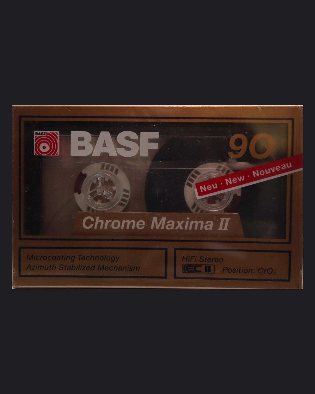 Image of BASF Chrome Maxima II (1990 EU) Cassette Tape - 90 Minutes