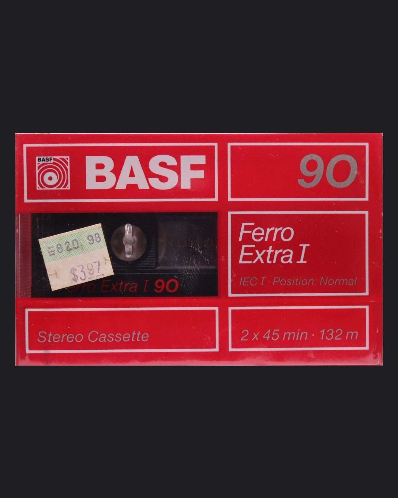 Image of BASF Ferro Extra I (1988-1989) Cassette Tape - 90 Minutes