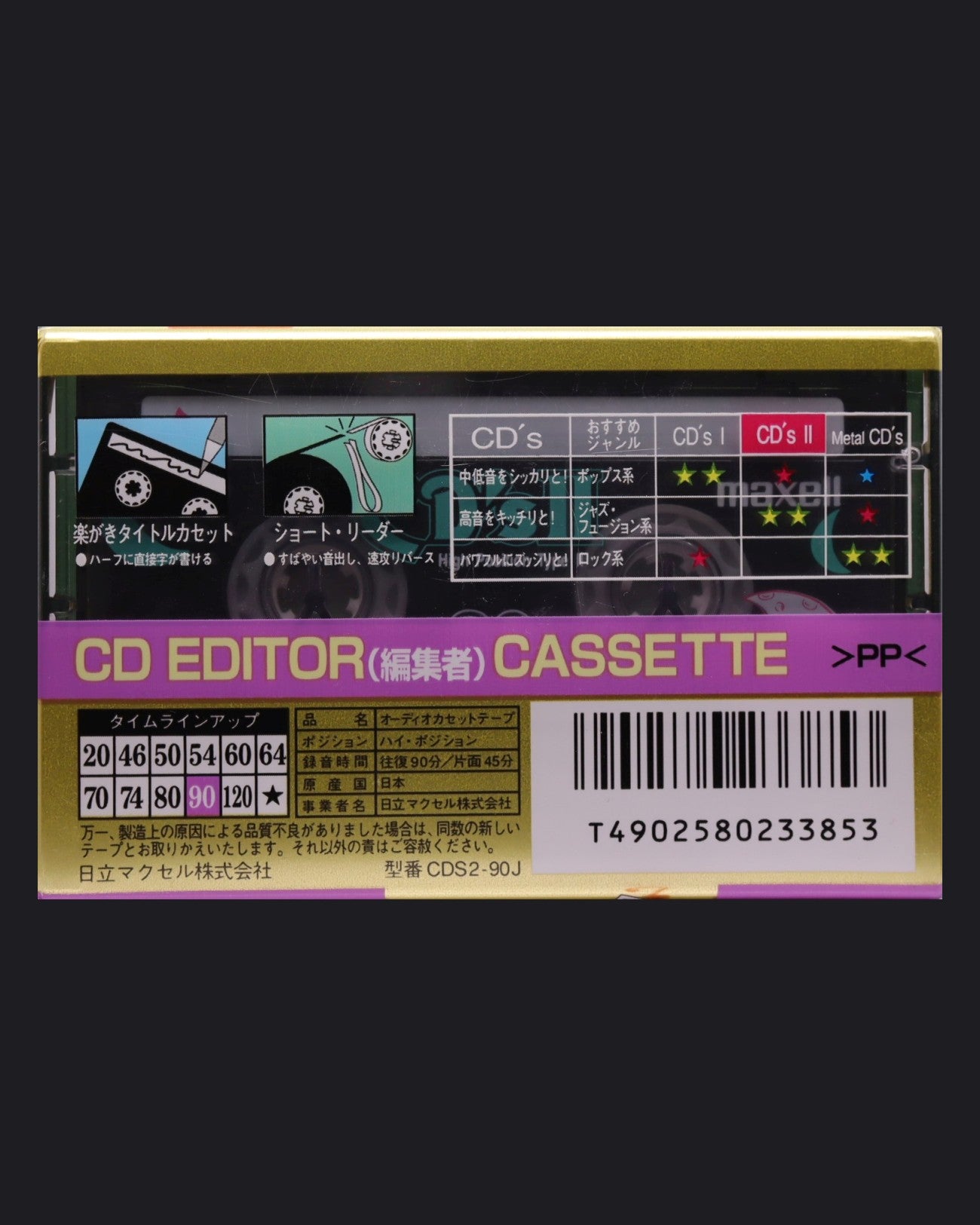 Image of Maxell CD's II (1995-1996 JP) - 90 Minutes