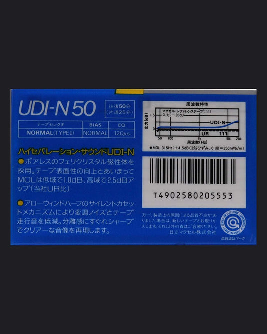 Image of Maxell UDI-N (1985-1987 JP) - 46 (2 Pack) Minutes