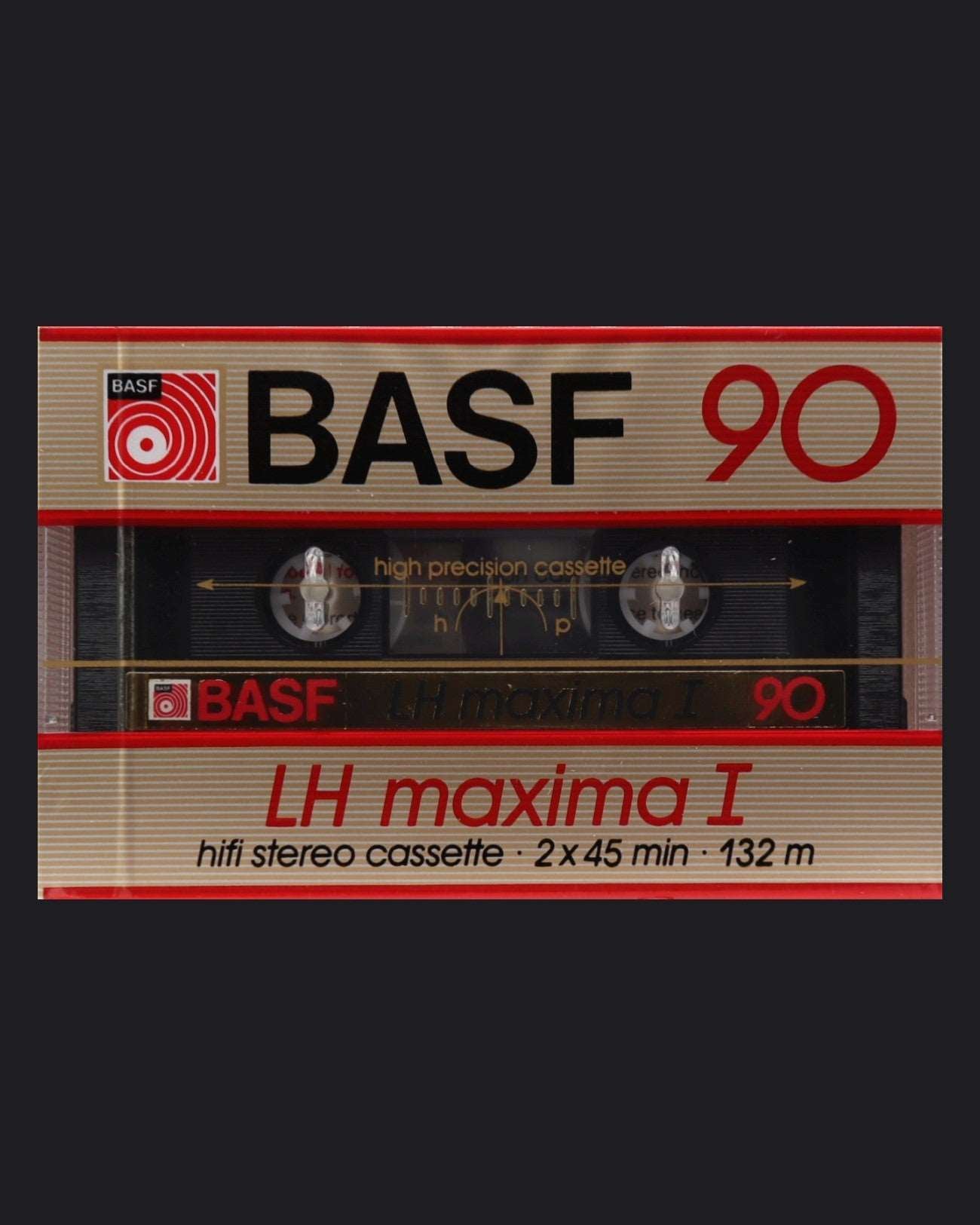 Image of BASF LH Maxima I (1985-1987) Cassette Tape - 90 Minutes
