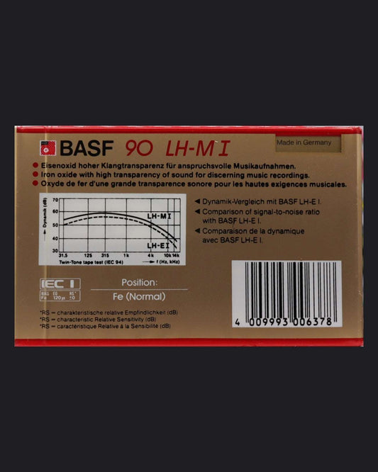 Image of BASF LH Maxima I (1985-1987) Cassette Tape - 60 Minutes