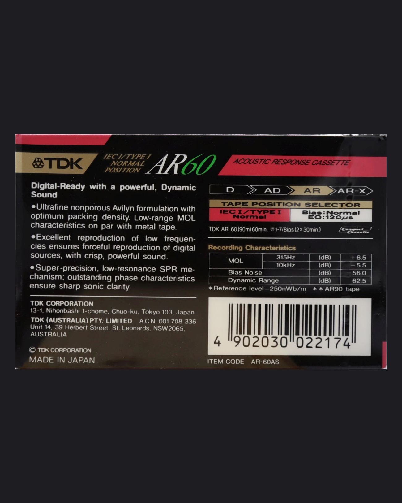 TDK AR (1991-1992 EU)