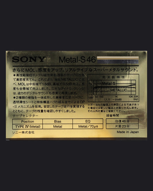 Sony Metal-S (1986-1987 JP)