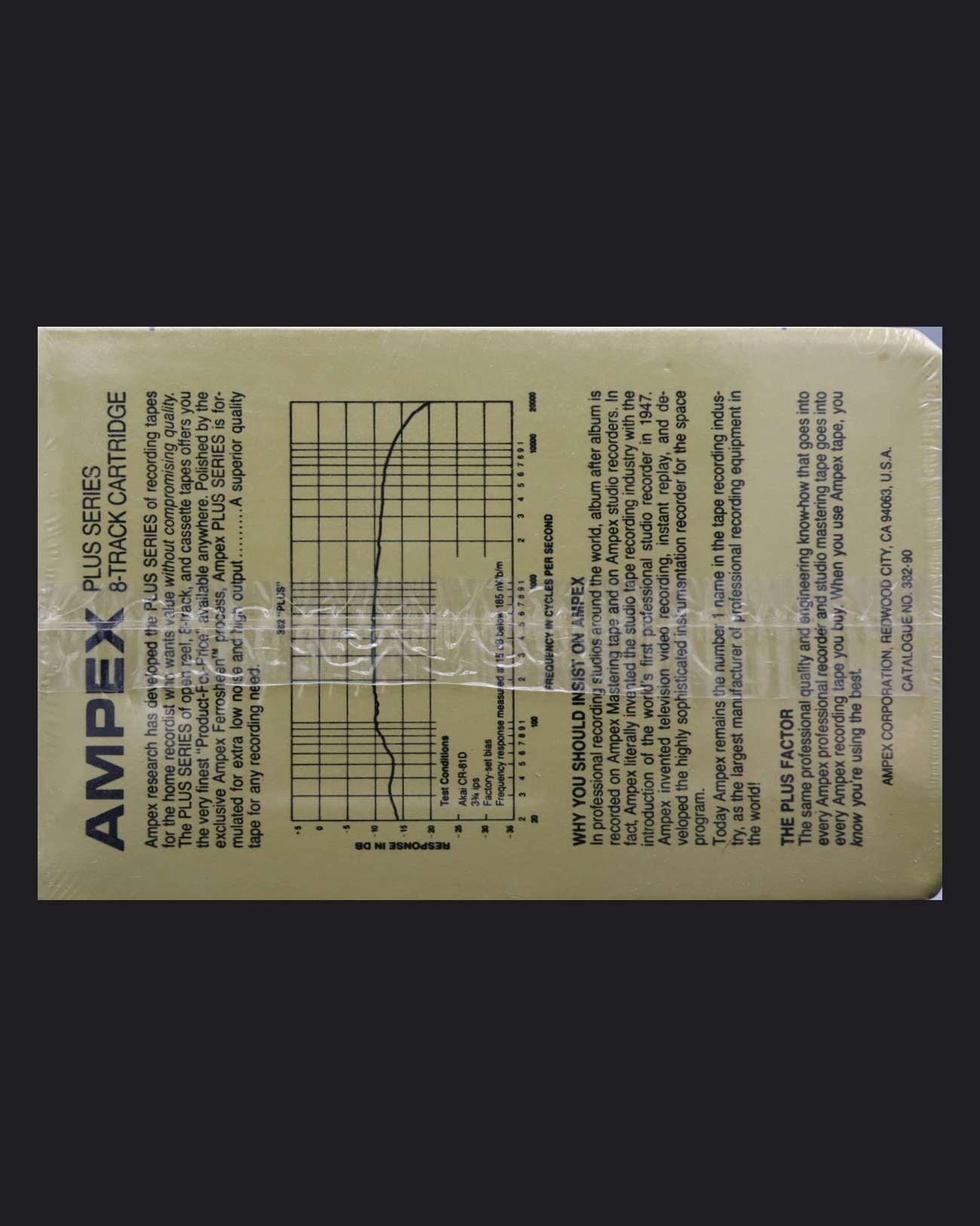 Ampex Plus Series 8-Track Tape (US)