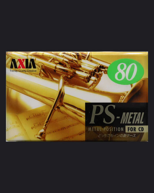 Axia AXIA PS-Metal Type IV blank cassette tape 1996 JP — front view new sealed