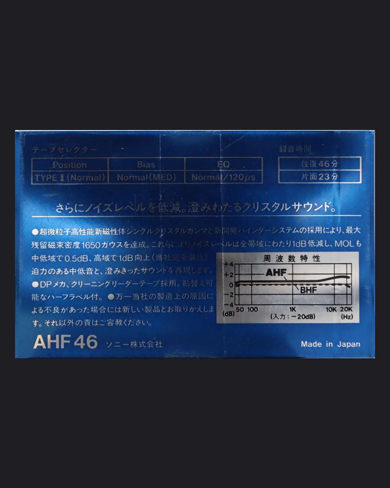 Sony AHF (1982-1984 JP)