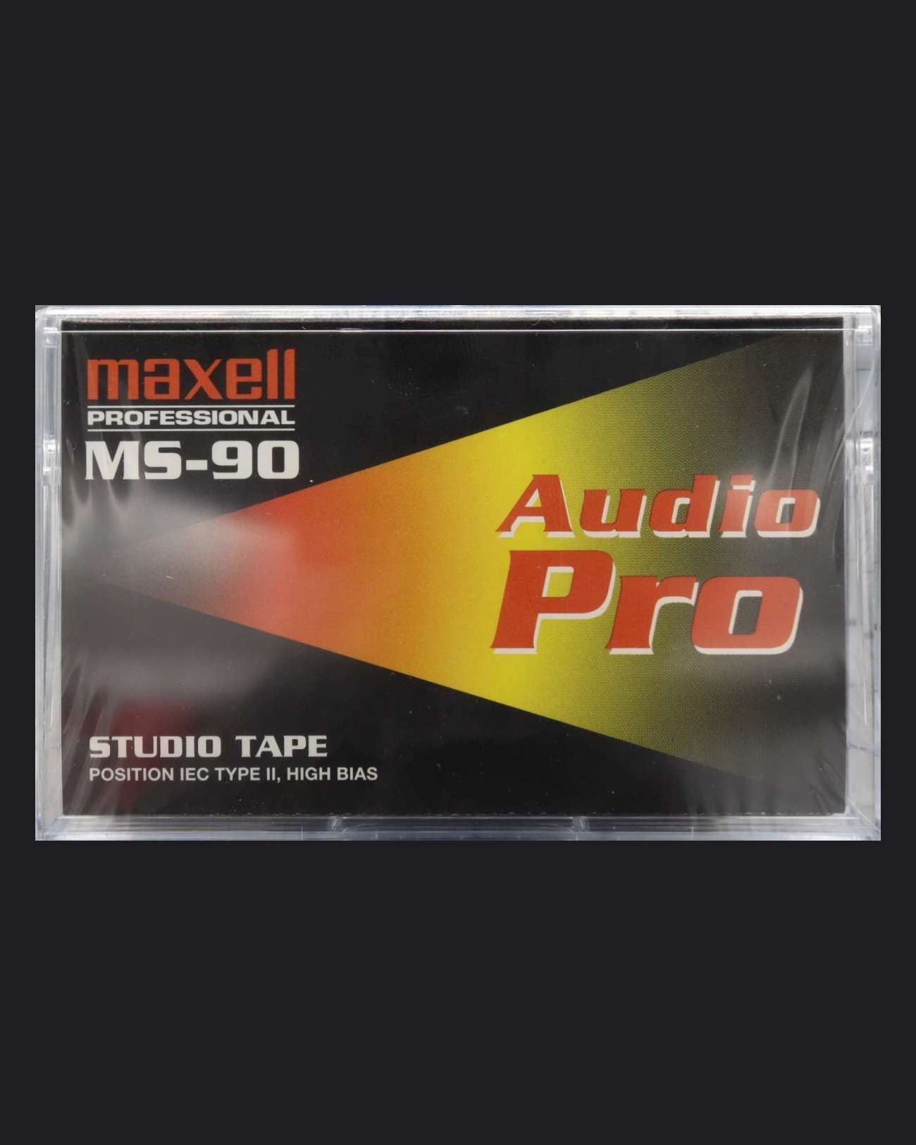 Image of Maxell MS Studio Tape (1993 US) - 90 Minutes
