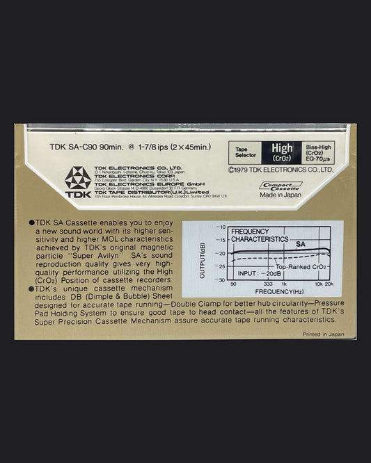 TDK SA Type II - 1979-1981 JP-US