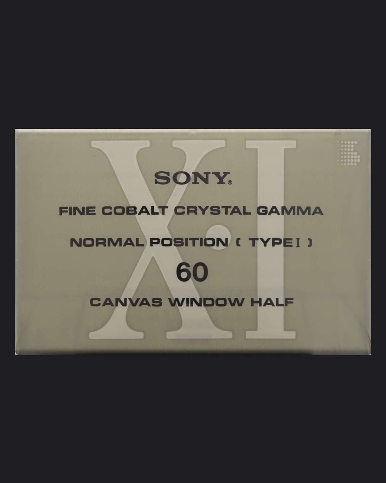 Sony X-I (1991 JP)