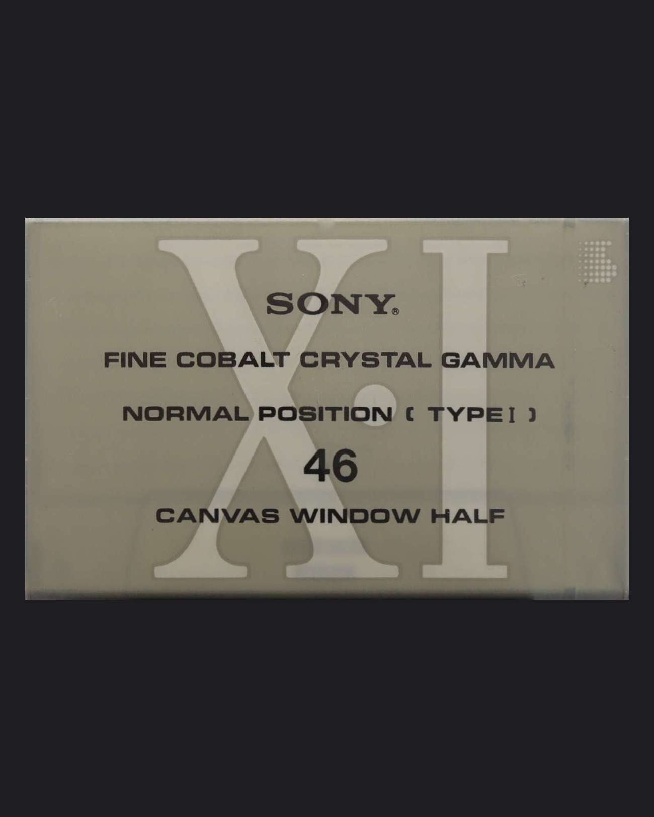 Sony X-I (1991 JP)