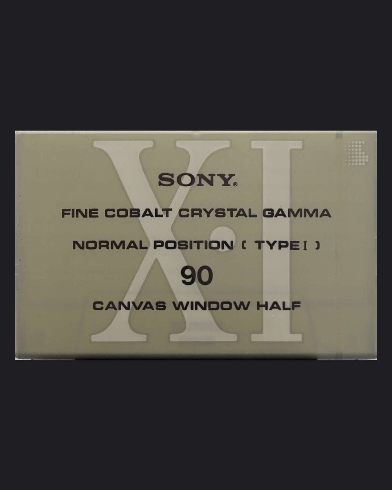Sony X-I (1991 JP)