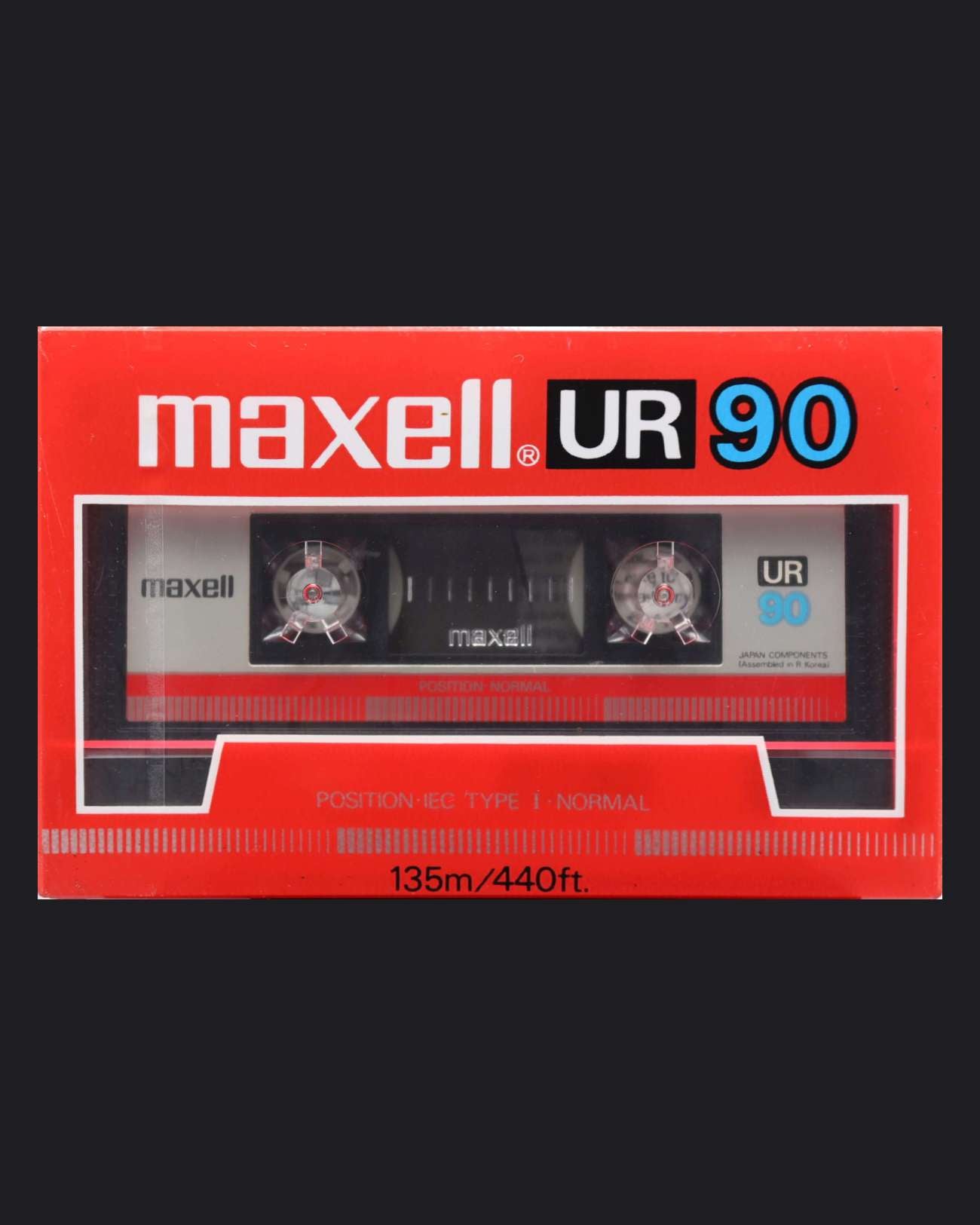 Image of Maxell UR (1986-1987 US) - 46 (B Stock) Minutes