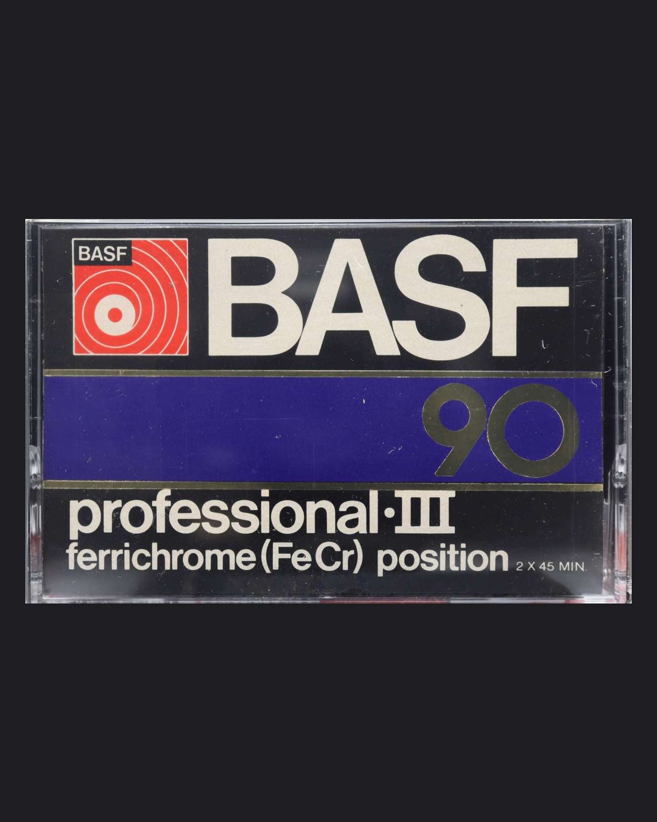 Image of BASF Professional III (1976-1978 US) Cassette Tape - 90 Minutes