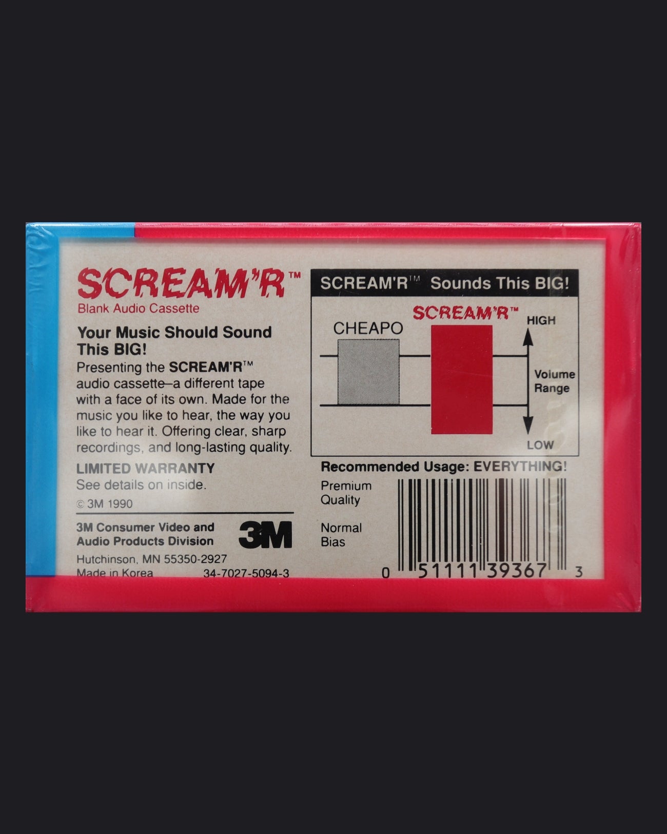 Scotch SCREAM'R (1990 US)