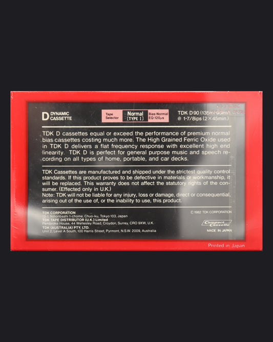 TDK D (1982-1984 US)