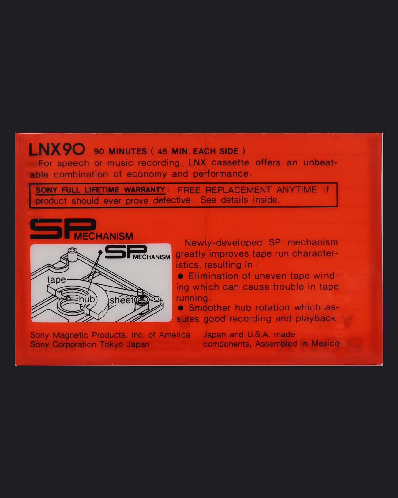 Sony LNX (1978 US)