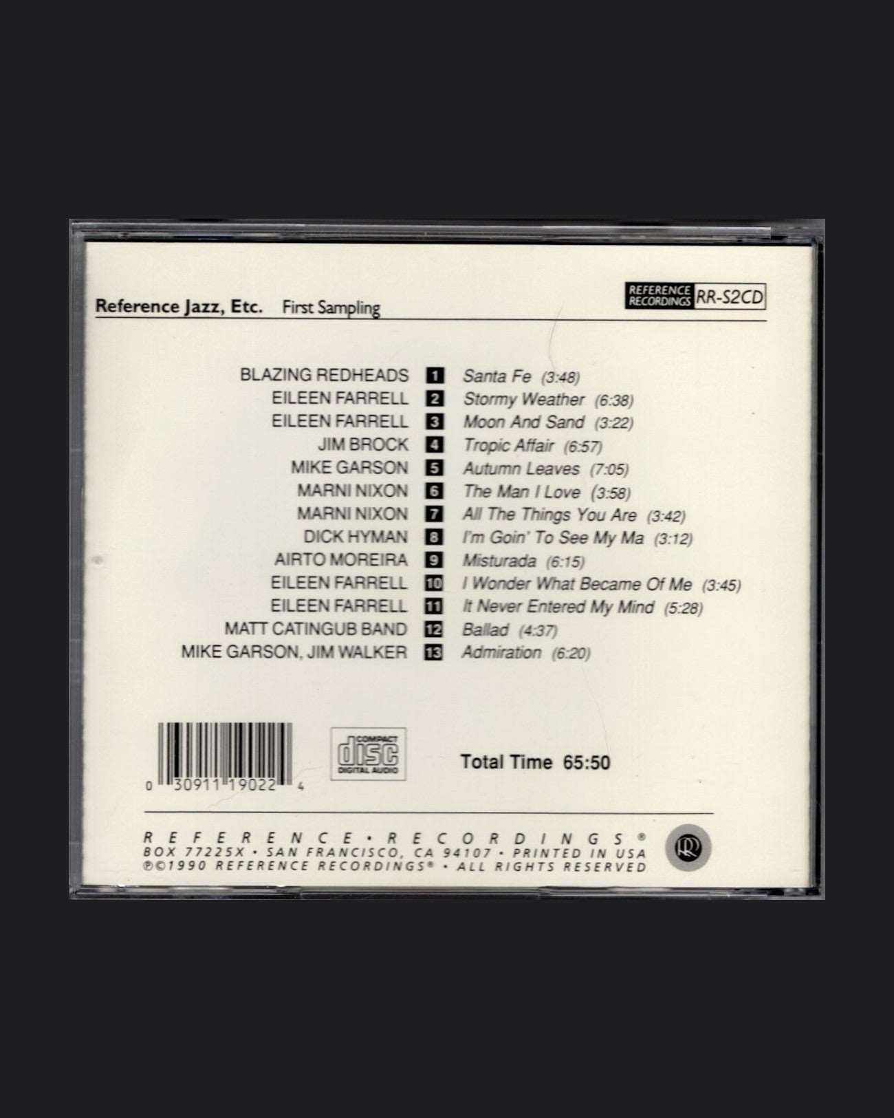 Reference Jazz, Etc.- First Sampling