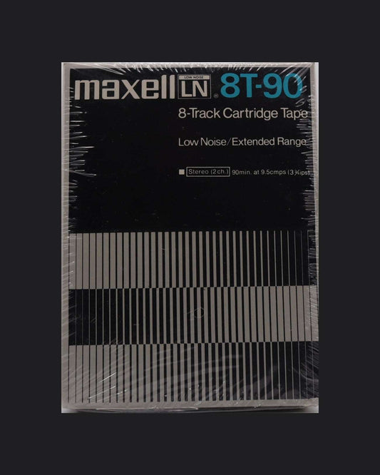 Image of Maxell LN 8-Track Cartridge Tape (US) - 90 Minutes