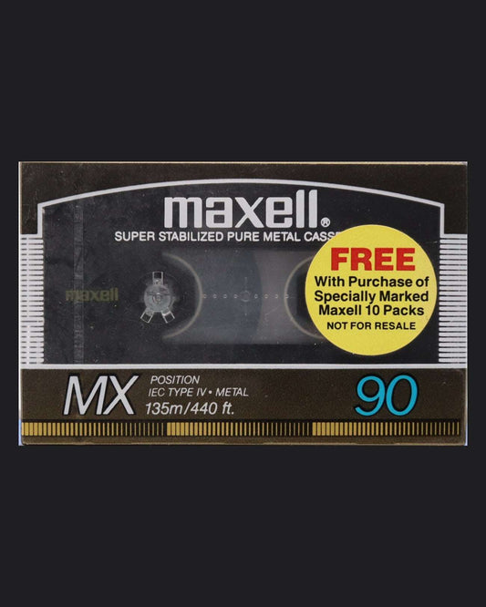 Image of Maxell MX (1986-1987 US-JP) - 90 Minutes
