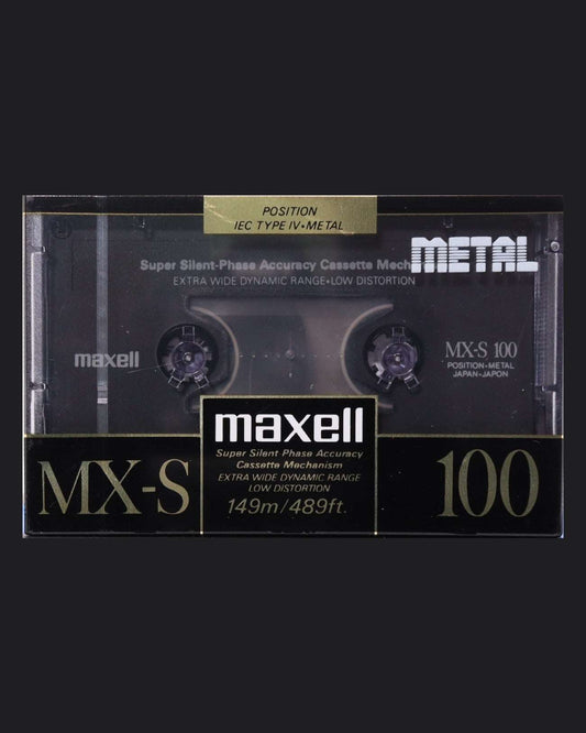 Image of Maxell MX-S (1990-1991 US) - 100 Minutes