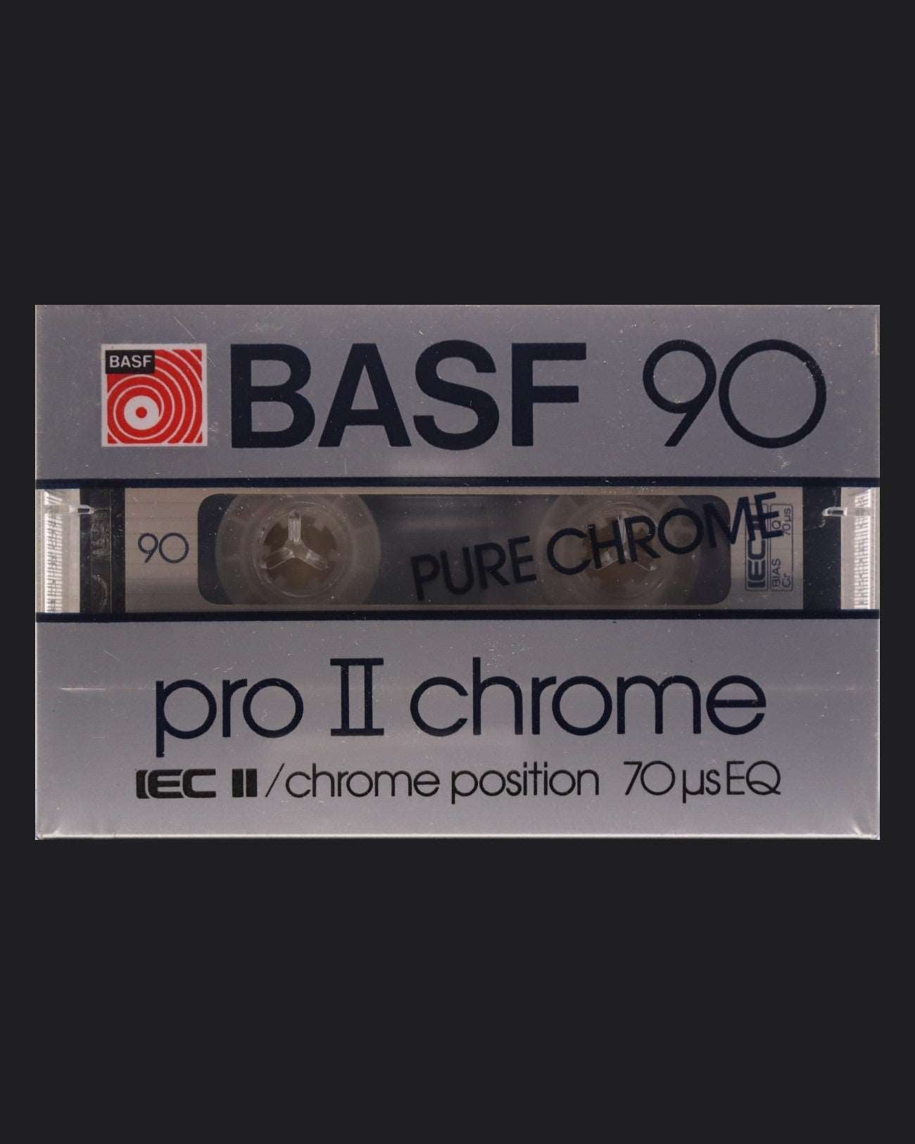 BASF CHROME MAXIMA II 90 Vintage 1991 Audio Cassette Tape Type II CrO2 BASF CHROME MAXIMA II 90 Vintage 1991 Audio Cassette Tape Type II CrO2