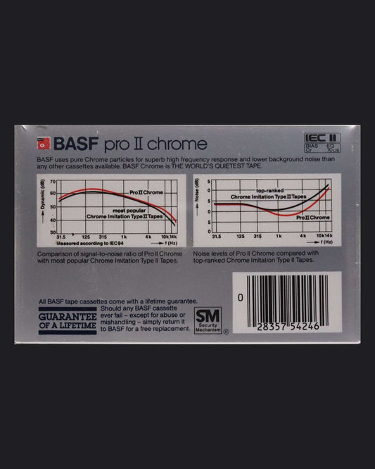 Image of BASF Pro II Chrome (1982-1984 US) Cassette Tape - 90 Minutes