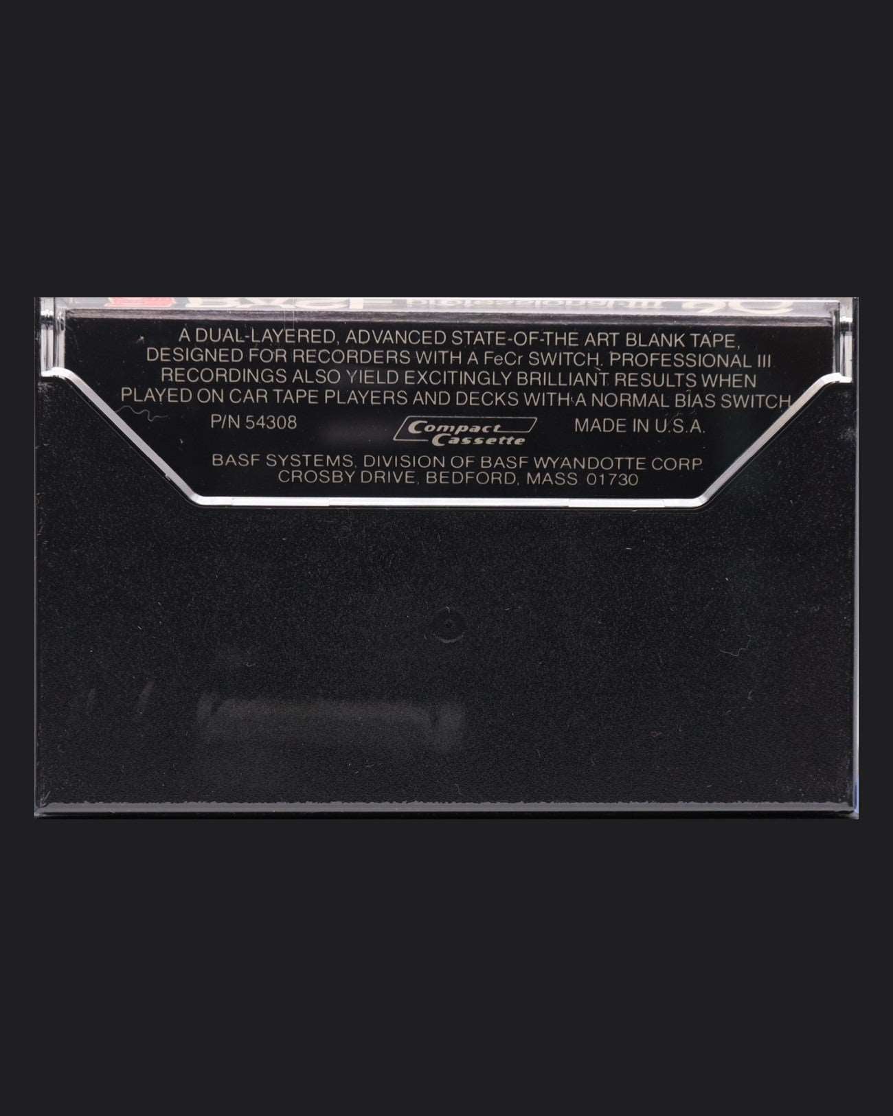 Image of BASF Professional III (1976-1978 US) Cassette Tape - 90 Minutes