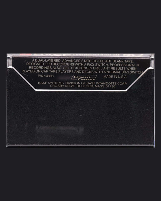 Image of BASF Professional III (1976-1978 US) Cassette Tape - 90 Minutes