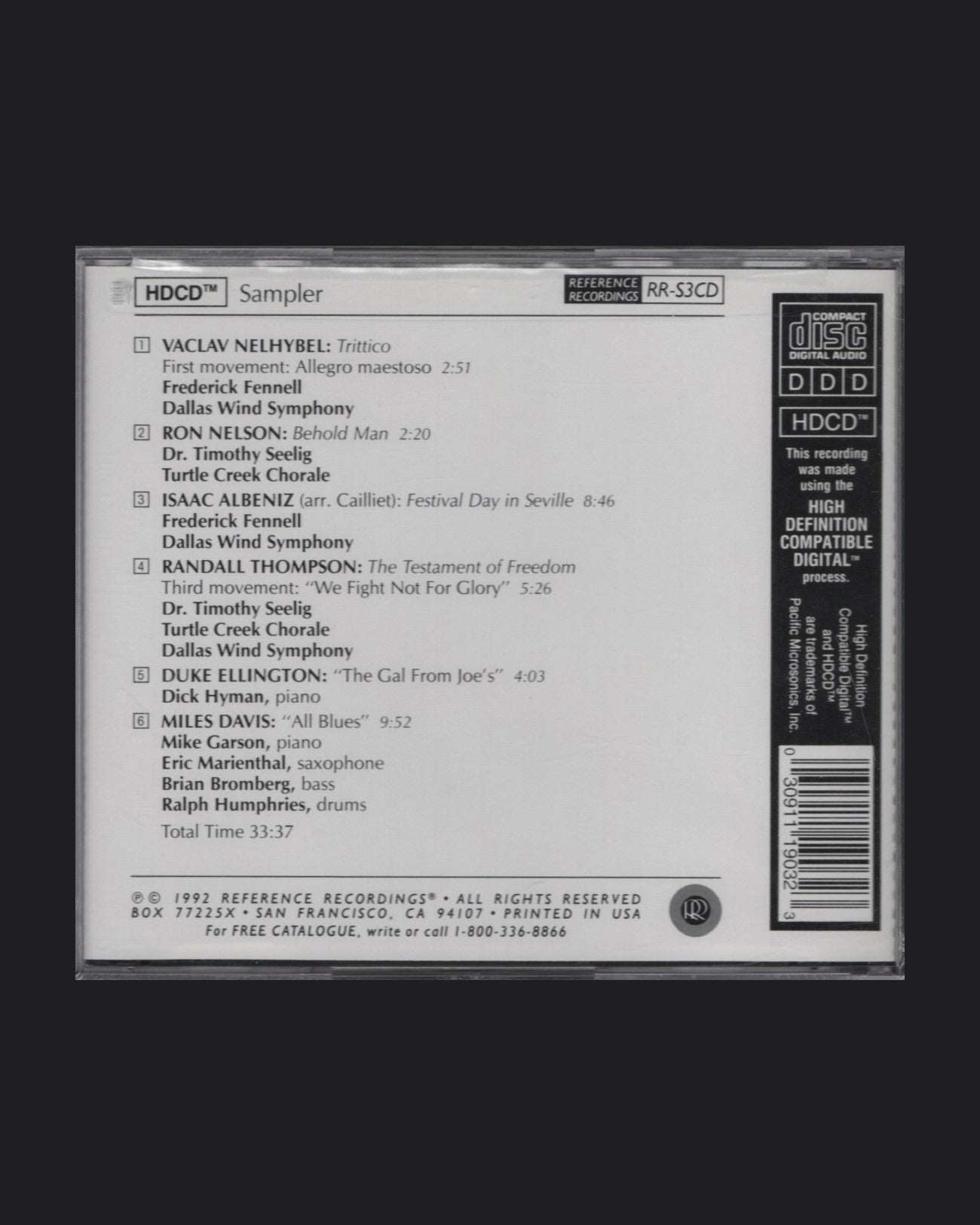 Reference Recordings - HDCD Sampler