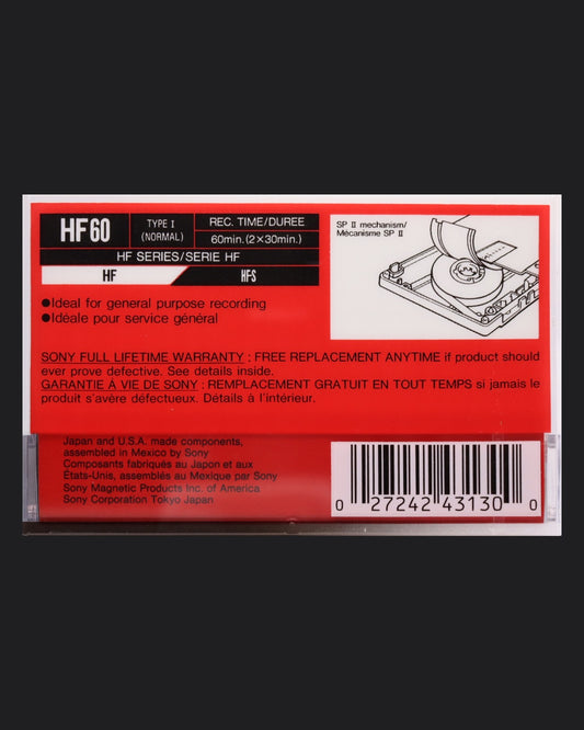 Sony HF (1990-1992 US) Ultra Ferric