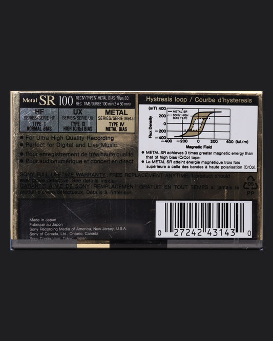 Sony Metal-SR (1992-1994 US) Ultra Ferric