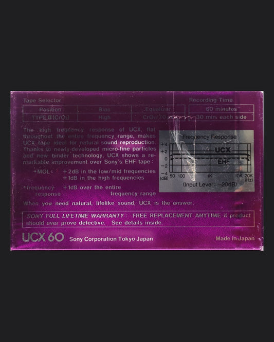 Sony UCX (1982-1984 US) Ultra Ferric