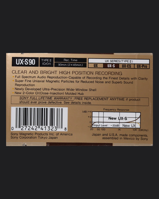 Sony UX-S (1988 US) Ultra Ferric
