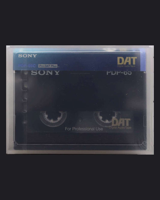 Sony Pro DAT Plus PDP-C Professional blank DAT tape - rear view