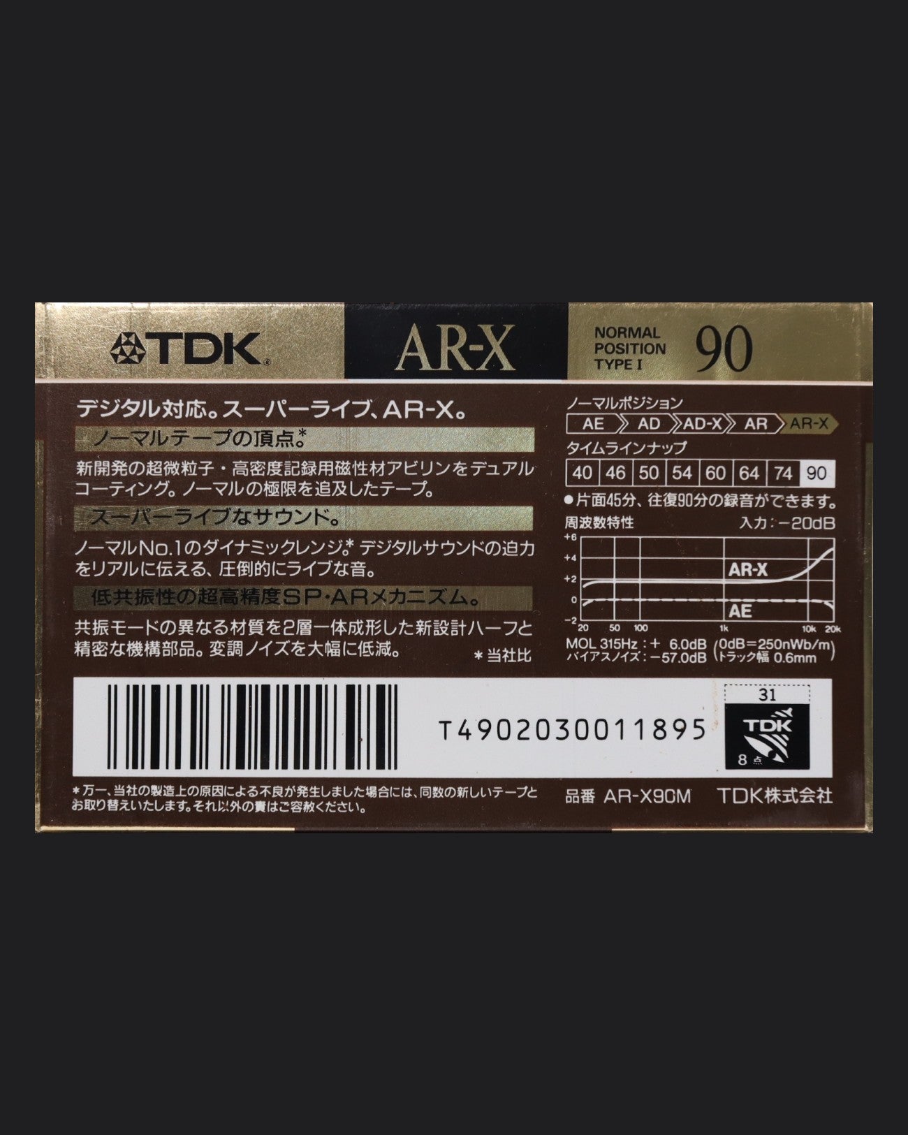 TDK AR-X (1990-1995 JP) Ultra Ferric