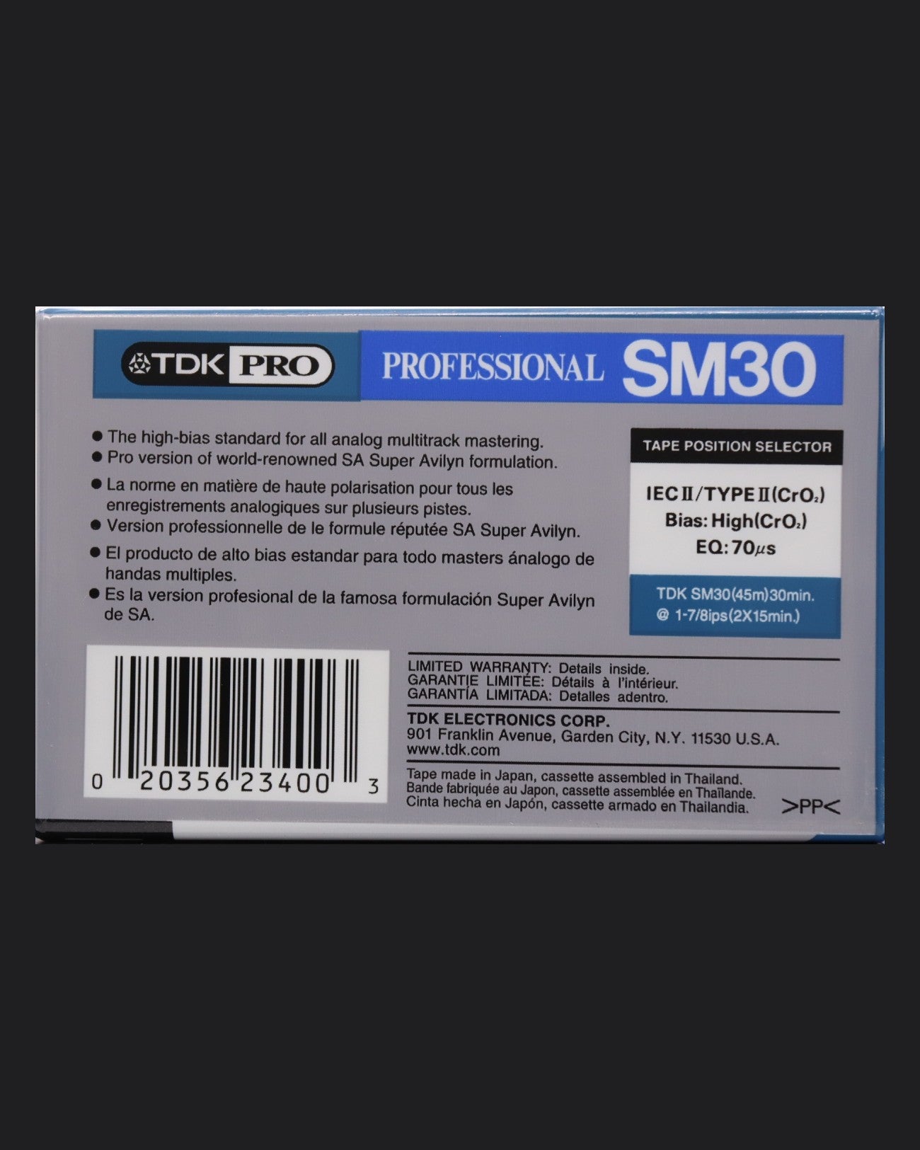 TDK Professional SM (1997-2001 US) Ultra Ferric