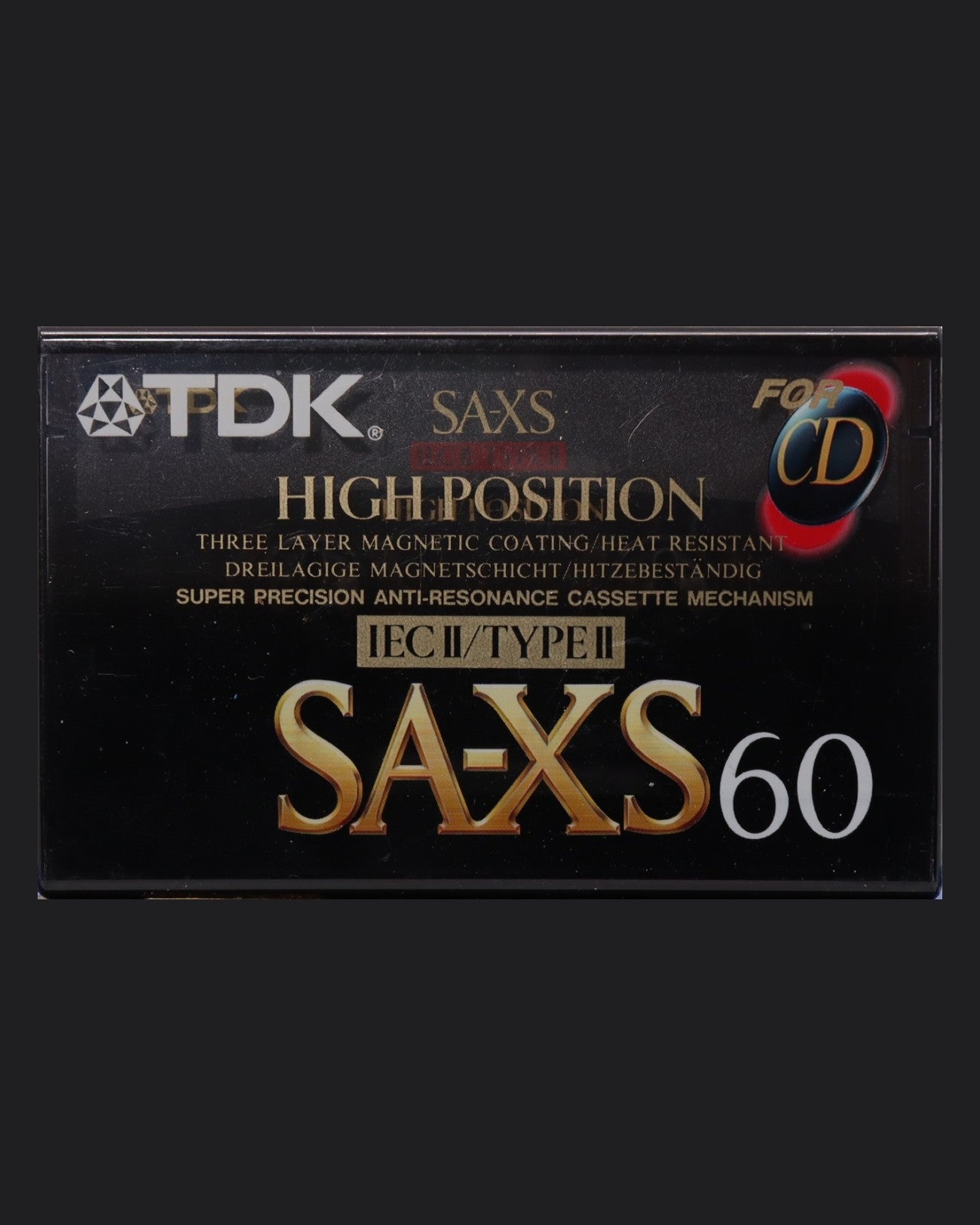 TDK SA-XS (1995-1997 EU) Ultra Ferric