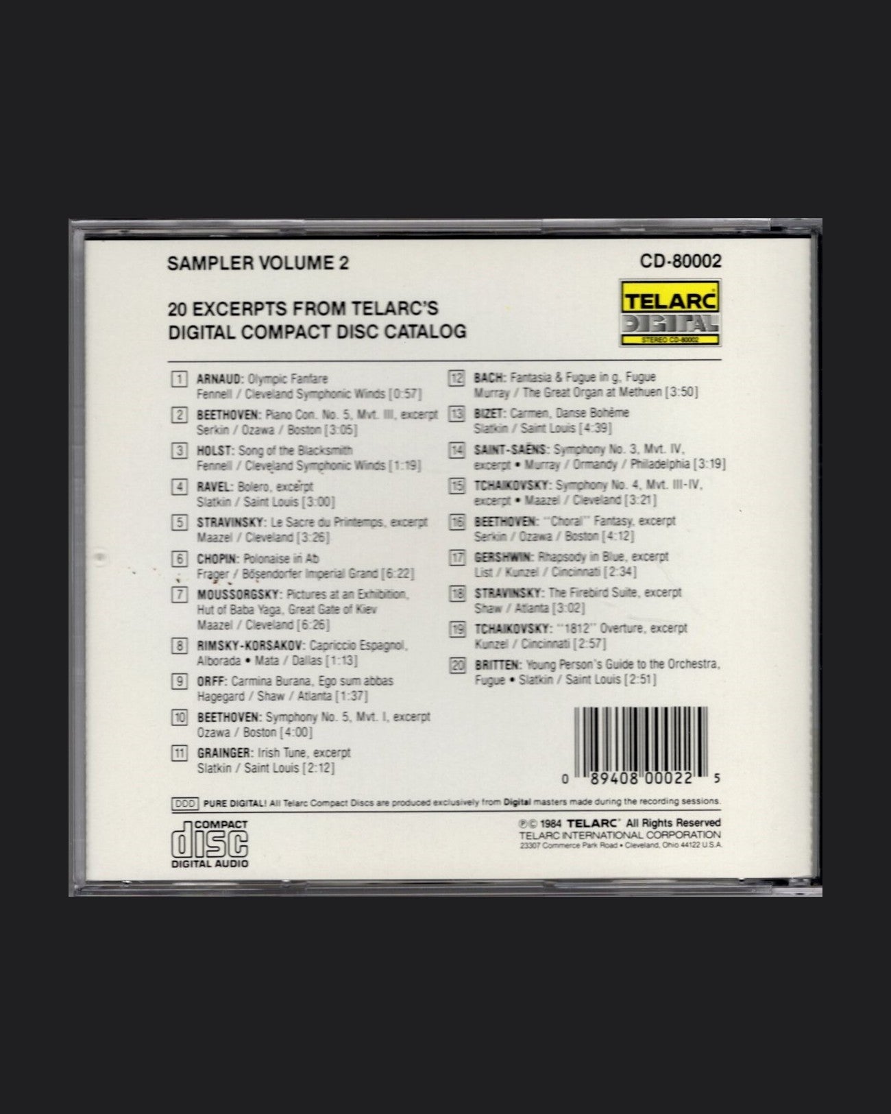 Telarc - Sampler 2 Ultra Ferric