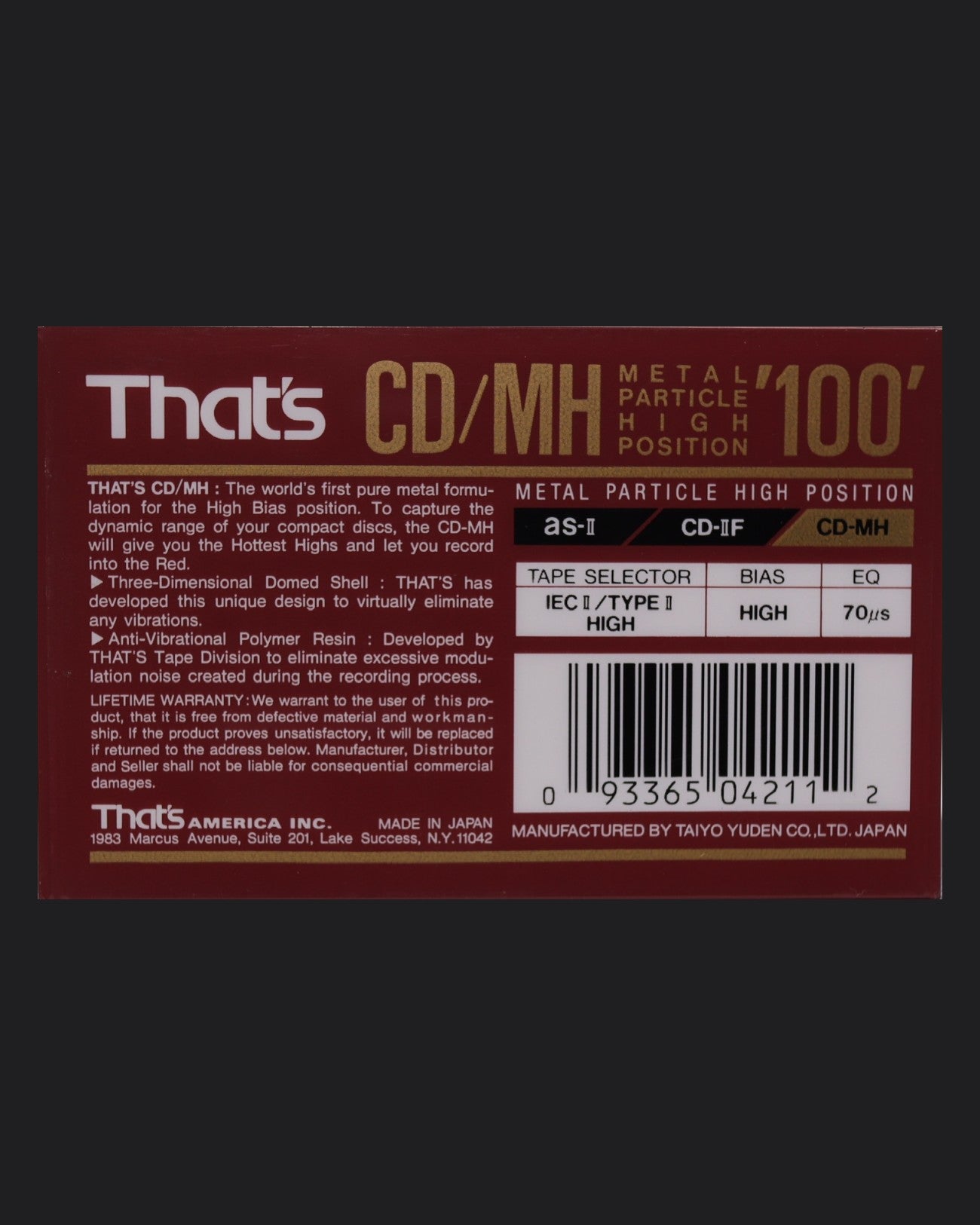 That's CD/MH (1990-1992 EU) Ultra Ferric